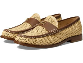 (取寄) コーチ レディース ジョリーン ラフィア ローファー COACH women COACH Jolene Raffia Loafer Natural/Saddle