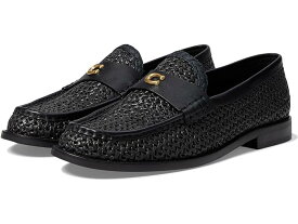 (取寄) コーチ レディース ジョリーン ラフィア ローファー COACH women COACH Jolene Raffia Loafer Black/Black