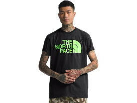 (取寄) ノースフェイス メンズ ショート スリーブ ハーフ ドーム T-シャツ The North Face men The North Face Short Sleeve Half Dome T-Shirt TNF Black/Safety Green