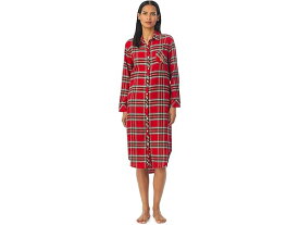 (取寄) ローレン ラルフローレン レディース ロング スリーブ バレエ スリープシャツ LAUREN Ralph Lauren women LAUREN Ralph Lauren Long Sleeve Ballet Sleepshirt Red Plaid