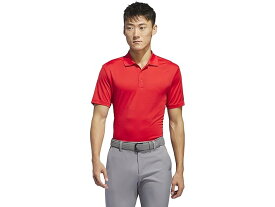 (取寄) アディダス ゴルフ メンズ アディ パフォーマンス ショート スリーブ ポロ adidas Golf men adidas Golf adi Performance Short Sleeve Polo Collegiate Red