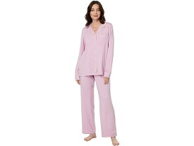 (取寄) エルエルビーン レディース スーパー ソフト シュリンク-フリー ボタン フロント パジャマ セット L.L.Bean women L.L.Bean Super Soft Shrink-Free Button Front Pajama Set Pale Mauve