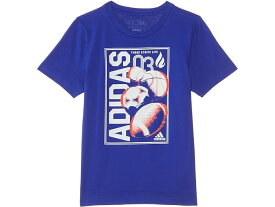 (取寄) アディダス キッズ ボーイズ Ss グローバル スポーツ キッド) adidas Kids boys adidas Kids SS Global Sport Tee(Big Kid) Blue Royal