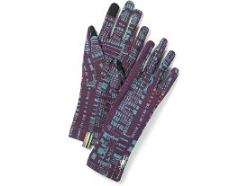(取寄) スマートウール サーマル メリノ グローブ Smartwool Smartwool Thermal Merino Gloves Purple Iris Digi Plaid