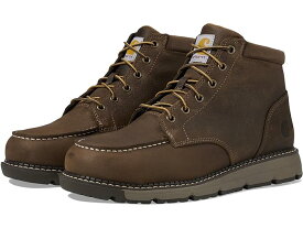 (取寄) カーハート メンズ ミルブルック スティール トゥ モック ウェッジ ブート Carhartt men Carhartt Millbrook Steel Toe Moc Wedge Boot Brown Oil Tanned Leather