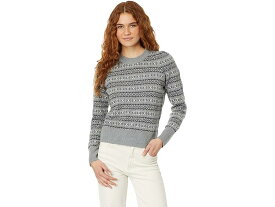 (取寄) ファリティ レディース ハイランド フェア アイル パフ スリーブ セーター Faherty women Faherty Highland Fair Isle Puff Sleeve Sweater Grey Multi