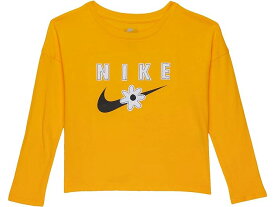 (取寄) ナイキ キッズ ガールズ スポーツ デイジー ロング スリーブ T-シャツ (トドラー/リトル キッズ) Nike Kids girls Nike Kids Sport Daisy Long Sleeve T-Shirt (Toddler/Little Kids) University Gold