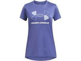 (取寄) アンダーアーマー キッズ ガールズ テック ビッグ ロゴ ショート スリーブ T-シャツ (ビッグ キッズ) Under Armour Kids girls Under Armour Kids Tech Big Logo Short Sleeve T-Shirt (Big Kids) Starlight/White