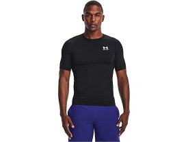 (取寄) アンダーアーマー メンズ ヒートギア アーマー コンプレッション ショート スリーブ Under Armour men Under Armour Heatgear Armour Compression Short Sleeve Black/White