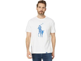 (取寄) ラルフローレン メンズ クラシック フィット ビッグ ポニー ジャージ T-シャツ Polo Ralph Lauren men Polo Ralph Lauren Classic Fit Big Pony Jersey T-Shirt White 1