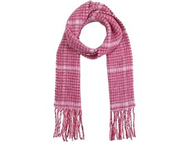 (取寄) ケイトスペード レディース フェスタ プレイド ブラッシュ スカーフ Kate Spade New York women Kate Spade New York Fiesta Plaid Brushed Scarf Grapefruit Soda