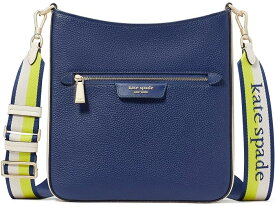 (取寄) ケイトスペード レディース ハドソン カラーブロック ペブルド レザー メッセンジャー クロスボディ Kate Spade New York women Kate Spade New York Hudson Colorblocked Pebbled Leather Messenger Crossbody Outerspace Multi