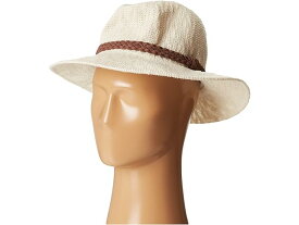 (取寄) サンディエゴハット レディース KNH8008 マシーン ニット フェドラ W/ ブレイデッド スエード トリム San Diego Hat Company women San Diego Hat Company KNH8008 Machine Knit Fedora w/ Braided Suede Trim Ivory