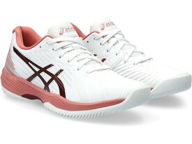 (取寄) アシックス レディース ソリューション スウィフト FF テニス シューズ ASICS women ASICS Solution Swift FF Tennis Shoe White/Antique Red