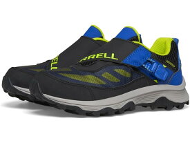 (取寄) メレル キッズ キッズ モアブ スピード ロウ ジップ トレック ウォータープルーフ (リトル キッド/ビッグ キッド) Merrell Kids kids Merrell Kids Moab Speed Low Zip Trek Waterproof (Little Kid/Big Kid) Black/Blue/Lime