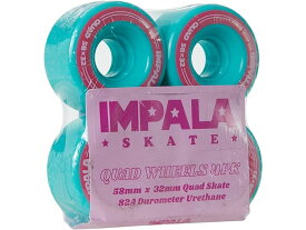 (取寄) インパラ ローラースケート キッズ インパラ リプレイスメント ホイール 4-パック Impala Rollerskates kids Impala Rollerskates Impala Replacement Wheel 4-Pack Aqua