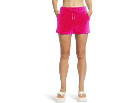 (取寄) ジューシークチュール レディース ベロア ジューシー ショーツ ウィズ バック ブリング Juicy Couture women Juicy Couture Velour Juicy Shorts with Back Bling Free Love