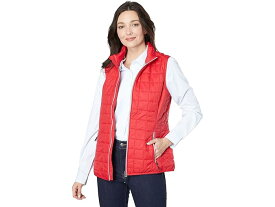 (取寄) カッター & バック レディース レーニア プリマロフト エコ フル ジップ ベスト Cutter & Buck women Cutter & Buck Rainier Primaloft Eco Full Zip Vest Red