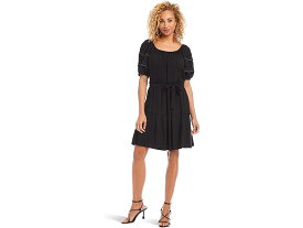 (取寄) カレンケーン レディース ショート スリーブ ティアード ドレス Karen Kane women Karen Kane Short Sleeve Tiered Dress Black