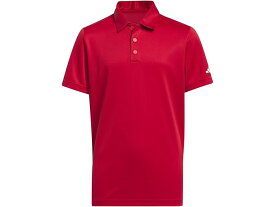 (取寄) アディダス ゴルフ キッズ ボーイズ パフォーマンス ポロ シャツ (リトル キッズ/ビッグ キッズ) adidas Golf Kids boys adidas Golf Kids Performance Polo Shirt (Little Kids/Big Kids) Collegiate Red