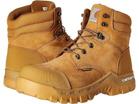 (取寄) カーハート メンズ 6 ラギッド フレックス ウォータープルーフ コンプ トゥ ワーク ブート Carhartt men Carhartt 6" Rugged Flex Waterproof Comp Toe Work Boot Wheat Oil Tanned Leather