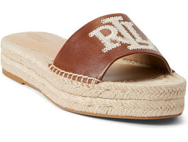 (取寄) ローレン ラルフローレン レディース ポーリー エスパドリーユ LAUREN Ralph Lauren women LAUREN Ralph Lauren Polly Espadrille Deep Saddle Tan/Cream