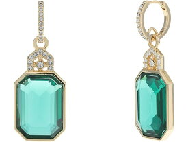 (取寄) ローレン ラルフローレン レディース フープ ウィズ ストーン ドロップ イヤリングス LAUREN Ralph Lauren women LAUREN Ralph Lauren Hoop with Stone Drop Earrings Gold/Emerald