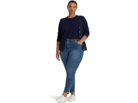 (取寄) ローレン ラルフローレン レディース プラス サイズ ミッドライズ ストレート アンクル ジーンズ LAUREN Ralph Lauren women LAUREN Ralph Lauren Plus Size Mid-Rise Straight Ankle Jeans Legacy Wash
