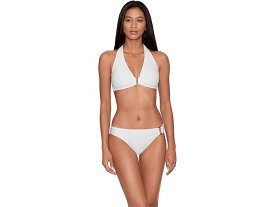 (取寄) ローレン ラルフローレン レディース クローシェ リング ヒップスター ビキニ ボトム LAUREN Ralph Lauren women LAUREN Ralph Lauren Crochet Ring Hipster Bikini Bottoms White