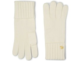 (取寄) ローレン ラルフローレン レディース コア グローブ ウィズ ロゴ LAUREN Ralph Lauren women LAUREN Ralph Lauren Core Glove with Logo Cream