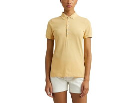 (取寄) ローレン ラルフローレン レディース ピケ ポロ シャツ LAUREN Ralph Lauren women LAUREN Ralph Lauren Pique Polo Shirt Primrose Yellow