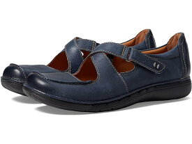 (取寄) クラークス レディース アン ループ ストラップ Clarks women Clarks Un Loop Strap Navy Leather