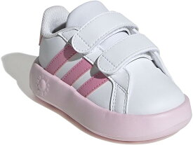 (取寄) アディダス キッズ ガールズ グランド コート 2.0 (トドラー) adidas Kids girls adidas Kids Grand Court 2.0 (Toddler) White/Bliss Pink/Clear Pink