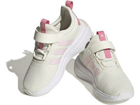 (取寄) アディダス キッズ ガールズ レーザー TR23 エル (リトル キッド/ビッグ キッド) adidas Kids girls adidas Kids Racer TR23 EL (Little Kid/Big Kid) Off-White/Clear Pink/Bliss Pink