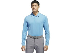 (取寄) アディダス ゴルフ メンズ コア ロング スリーブ ポロ adidas Golf men adidas Golf Core Long Sleeve Polo Semi Blue Burst