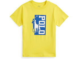 (取寄) ラルフローレン キッズ ボーイズ カラー-チェンジング コットン ジャージ ティー (トドラー) Polo Ralph Lauren Kids boys Polo Ralph Lauren Kids Color-Changing Cotton Jersey Tee (Toddler) Lemon Crush