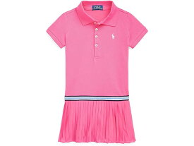 (取寄) ラルフローレン キッズ ガールズ プリーツ ストレッチ メッシュ ポロ ドレス (トドラー) Polo Ralph Lauren Kids girls Polo Ralph Lauren Kids Pleated Stretch Mesh Polo Dress (Toddler) Desert Pink