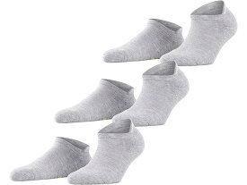 (取寄) ファルケ クール キック スニーカー ソックス 3-パック Falke Falke Cool Kick Sneaker Socks 3-Pack Grey (Light Grey 3400)