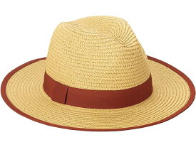 (取寄) サンディエゴハット 帽子 レディース フェドラ W/ ポップ カラー グログラン San Diego Hat Company women San Diego Hat Company Fedora w/ Pop Color Grosgrain Rust