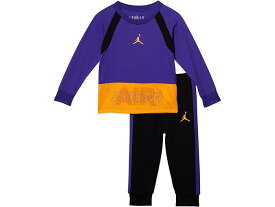 (取寄) ジョーダンキッズ ボーイズ ベースライン ロング スリーブ ティー セット (インファント) Jordan Kids boys Jordan Kids Baseline Long Sleeve Tee Set (Infant) Black