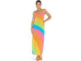 (取寄) ショウ ミー ユア ムームー レディース アイランド ナイツ チューブ ドレス Show Me Your Mumu women Show Me Your Mumu Island Nights Tube Dress Salty Rainbow Stripe