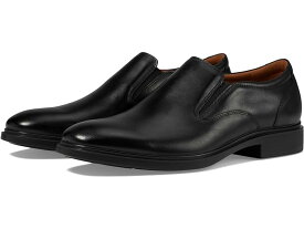 (取寄) フローシャイム メンズ フォアキャスト プレーン トゥ スリップ-オン Florsheim men Florsheim Forecast Plain Toe Slip-On Black Smooth