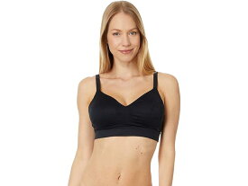 (取寄) トミー ジョン レディース セカンド スキン コンフォート レース トライアングル ブラレット Tommy John women Tommy John Second Skin Comfort Lace Triangle Bralette Black