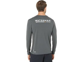 (取寄) クイックシルバー ウォーターマン メンズ チェック ロング スリーブ ラッシュガード Quiksilver Waterman men Quiksilver Waterman Check Long Sleeve Rashguard Dark Shadow