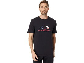 (取寄) オークリー メンズ O バーク 2.0 ショート スリーブ ティー Oakley men Oakley O Bark 2.0 Short Sleeve Tee Black/American Flag