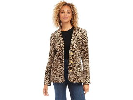 (取寄) カレンケーン レディース レオパード コーデュロイ ジャケット Karen Kane women Karen Kane Leopard Corduroy Jacket Leopard
