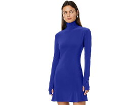 (取寄) ノーマ カマリ レディース ロング スリーブ タートル フィッシュテイル ミニ ドレス Norma Kamali women Norma Kamali Long Sleeve Turtle Fishtail Mini Dress Electric Blue