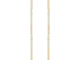 (取寄) ローレン ラルフローレン レディース バー リニア イヤリングス LAUREN Ralph Lauren women LAUREN Ralph Lauren Bar Linear Earrings Gold/Crystal