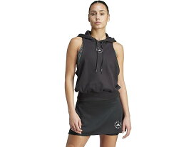 (取寄) アディダス バイ ステラマッカートニー レディース スポーツウェア スリーブレス ブーディ IN3676 adidas by Stella McCartney women adidas by Stella McCartney Sportswear Sleeveless Hoodie IN3676 Black