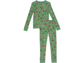(取寄) エルエルビーン キッズ オーガニック コットン フィッティド パジャマ (リトル キッズ) L.L.Bean kids L.L.Bean Organic Cotton Fitted Pajamas (Little Kids) Greenfield Foxes